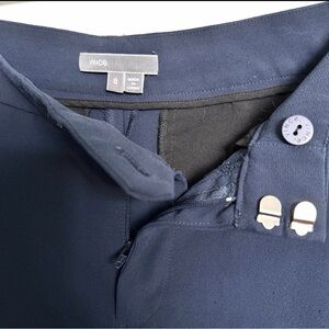 Vince Womens Size 8 Navy Joggers Pleated Dress Pants